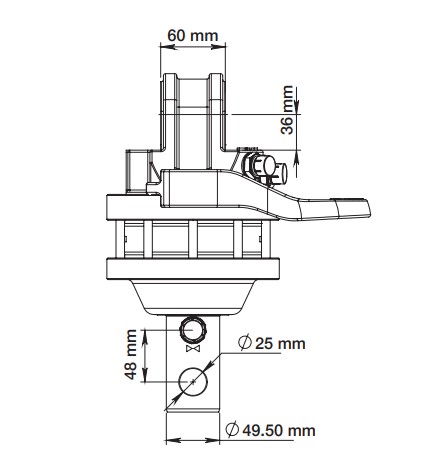 Rotator mit Welle FHR 3000 L