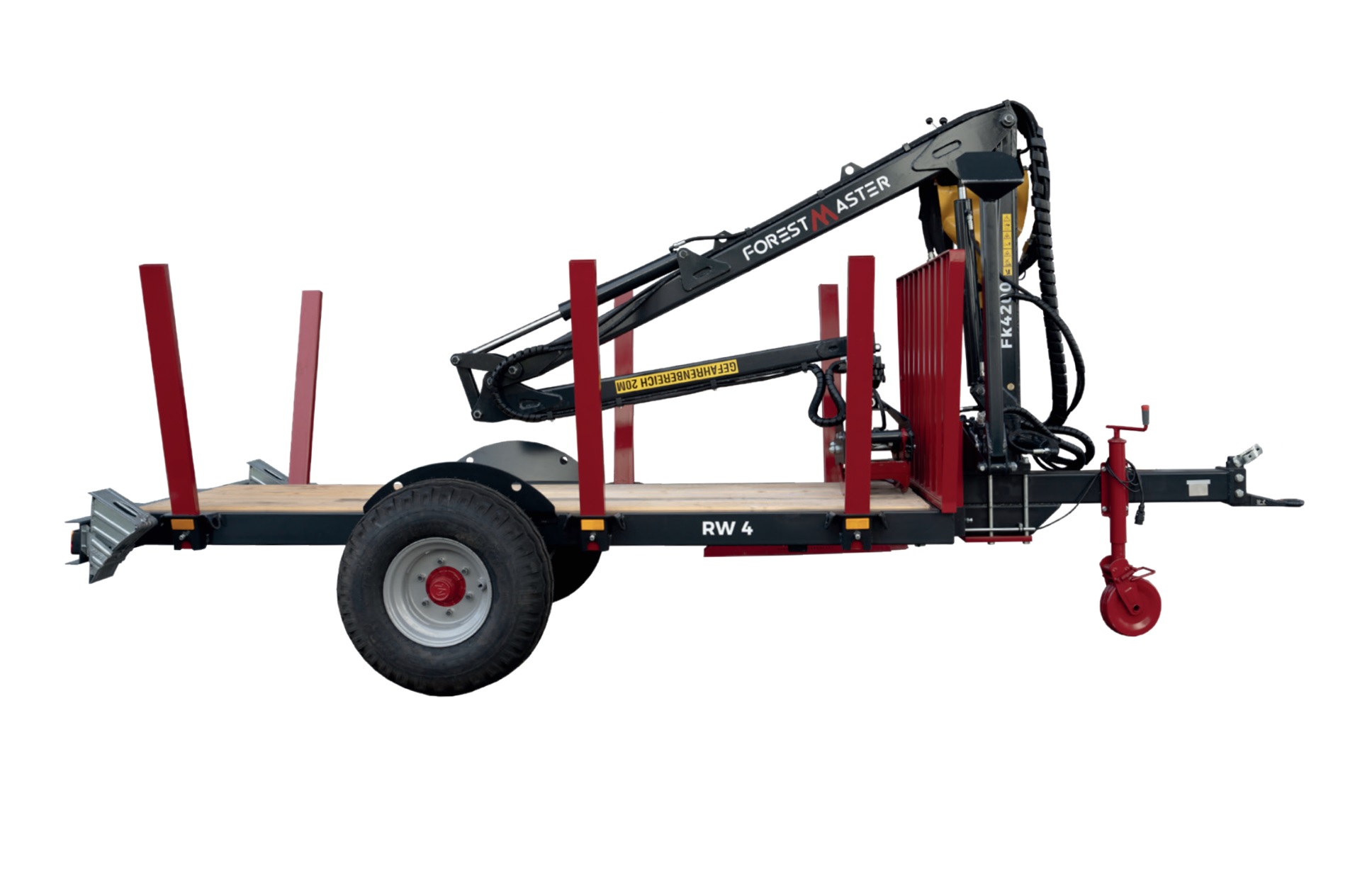 Rückewagen RW 4 ecoLine mit Kran FK4200 ecoLine