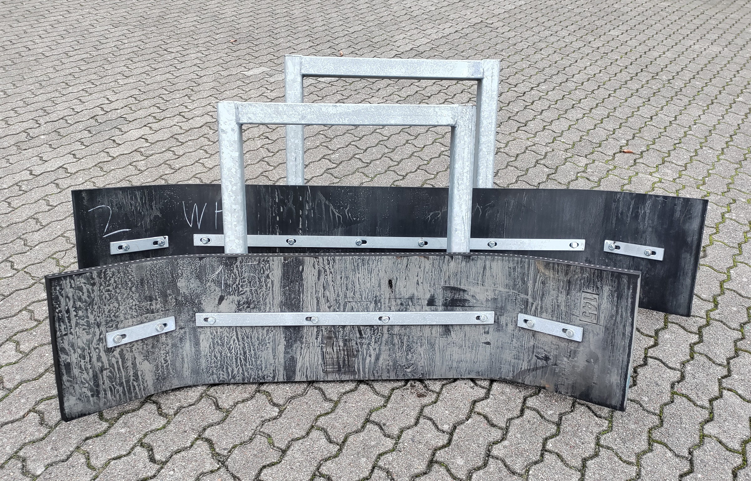 Gummischieber für Schäffer mit mechanischer Verriegelung BMB