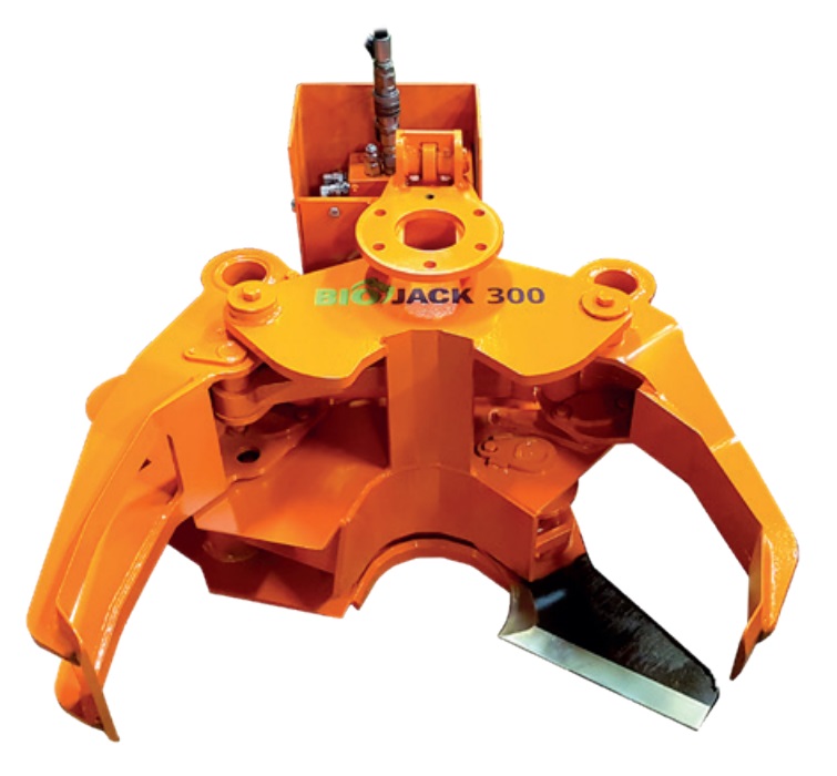 Energieholzgreifer Biojack 300 tilt für Krananbau