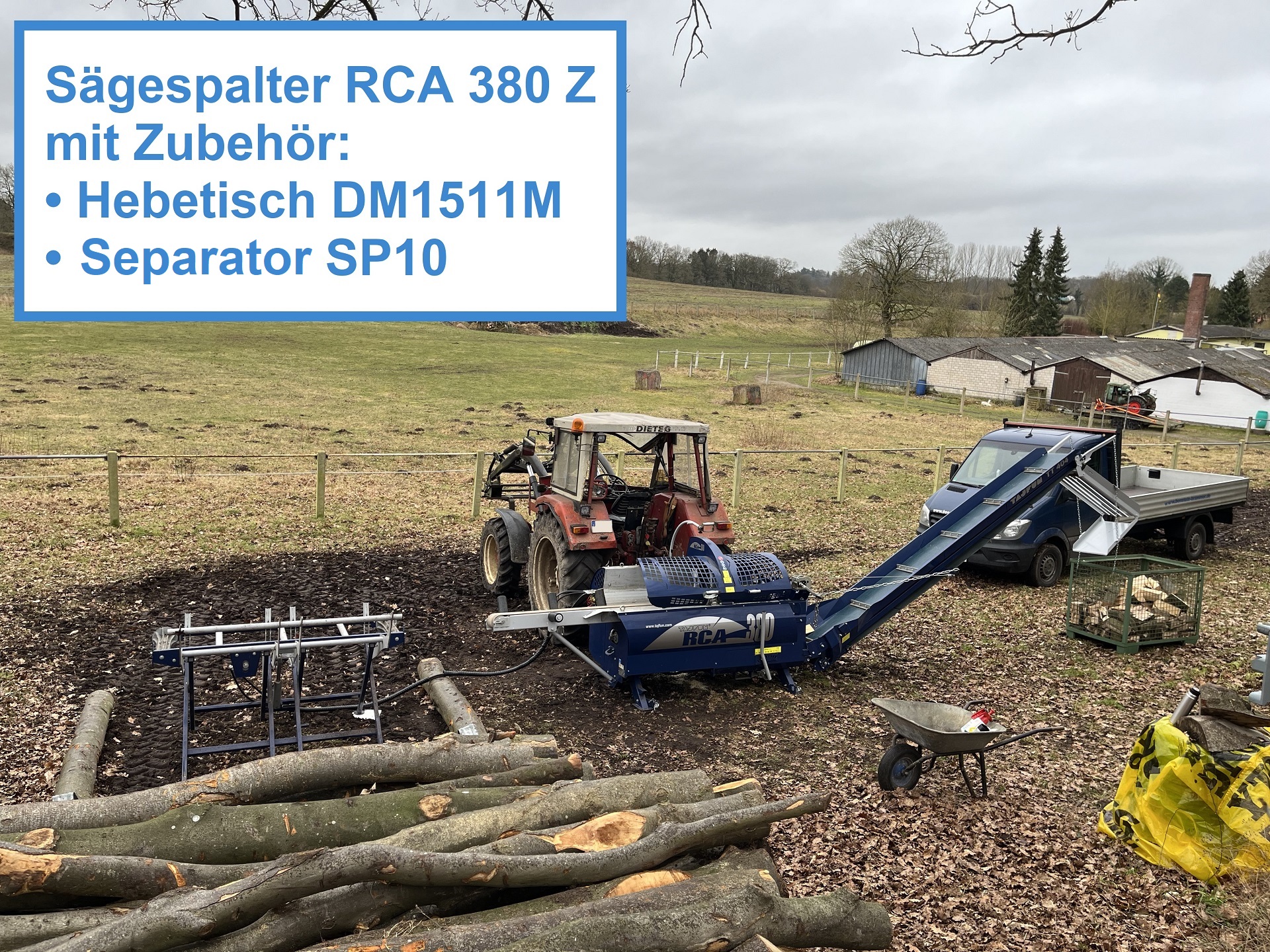 Sägespalter Tajfun RCA 380 Z