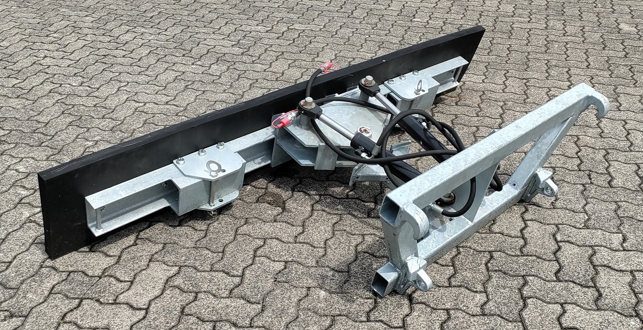 Gummischieber hydraulisch verstellbar Anbau EURO 2,00 m BMB