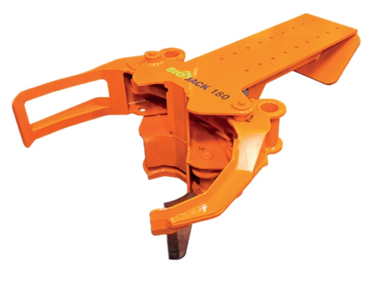 Energieholzgreifer Biojack 180 boom für Baggeranbau