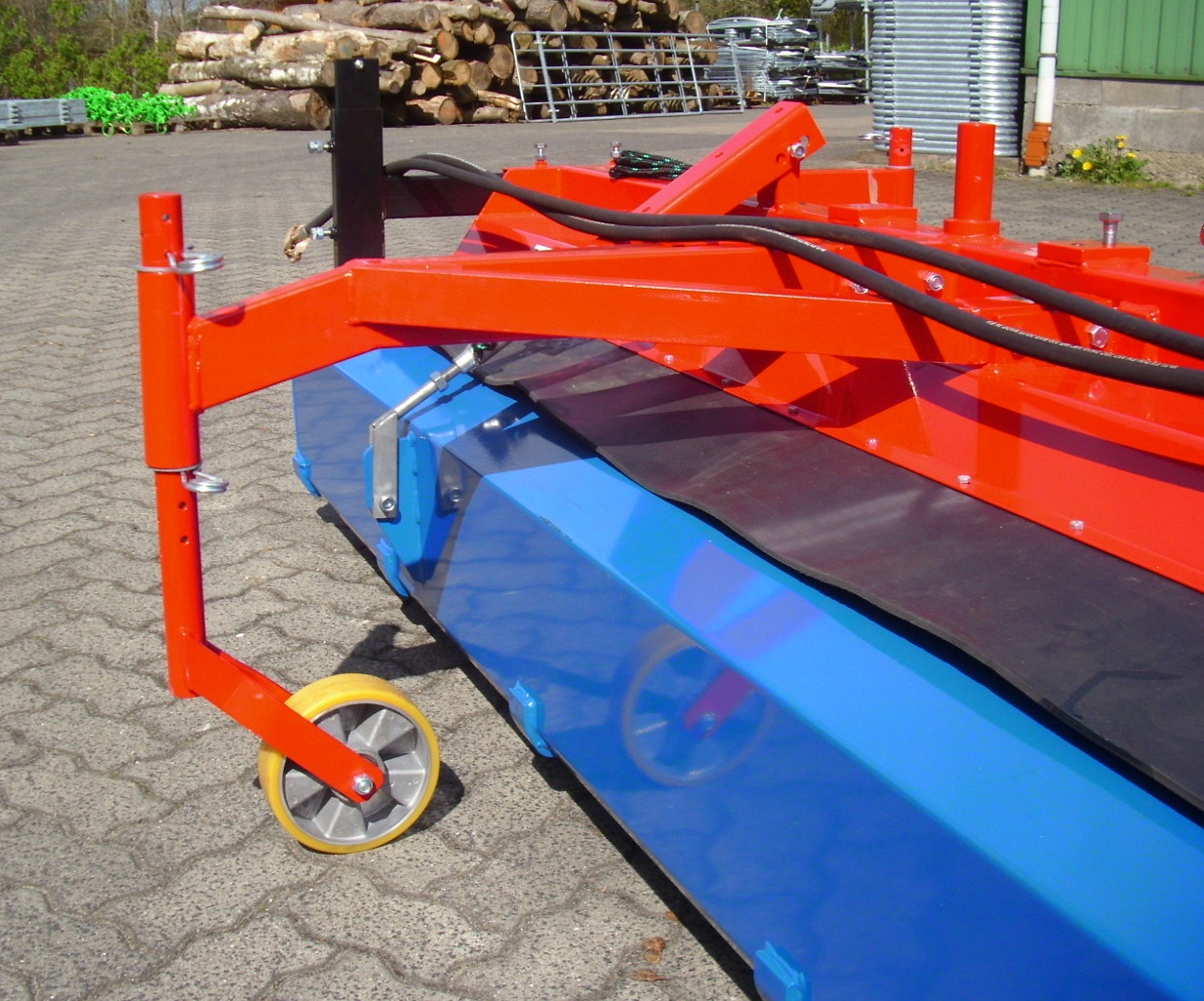 3. Stützrad 180x50 für Kehrmaschine BMB