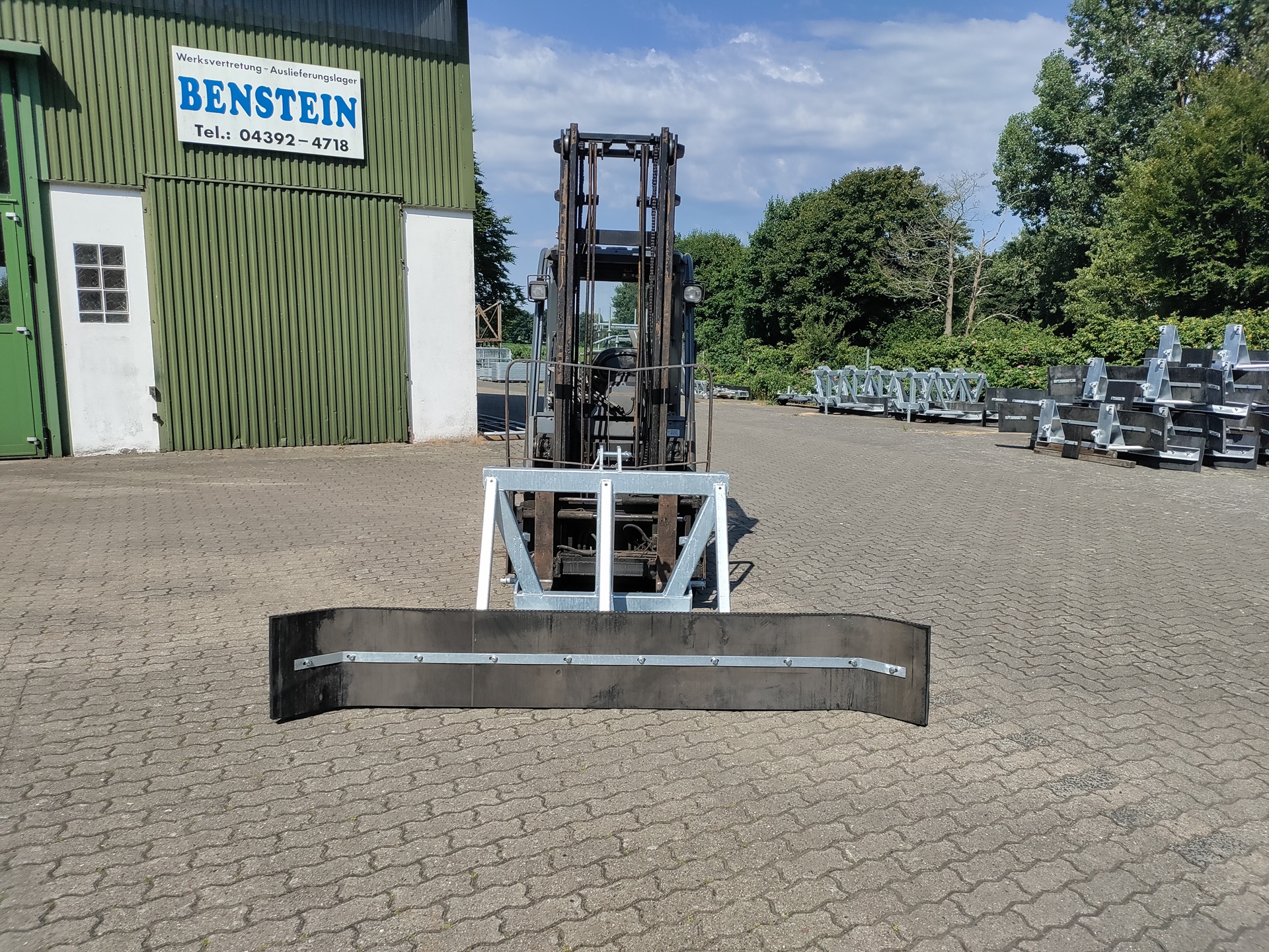 Gummischieber Kombi für EURO Frontlader, Dreipunkt und Stapler BMB