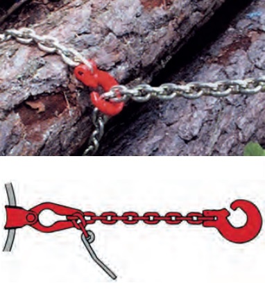 Rückekette Güte 8, 8mm, Rund