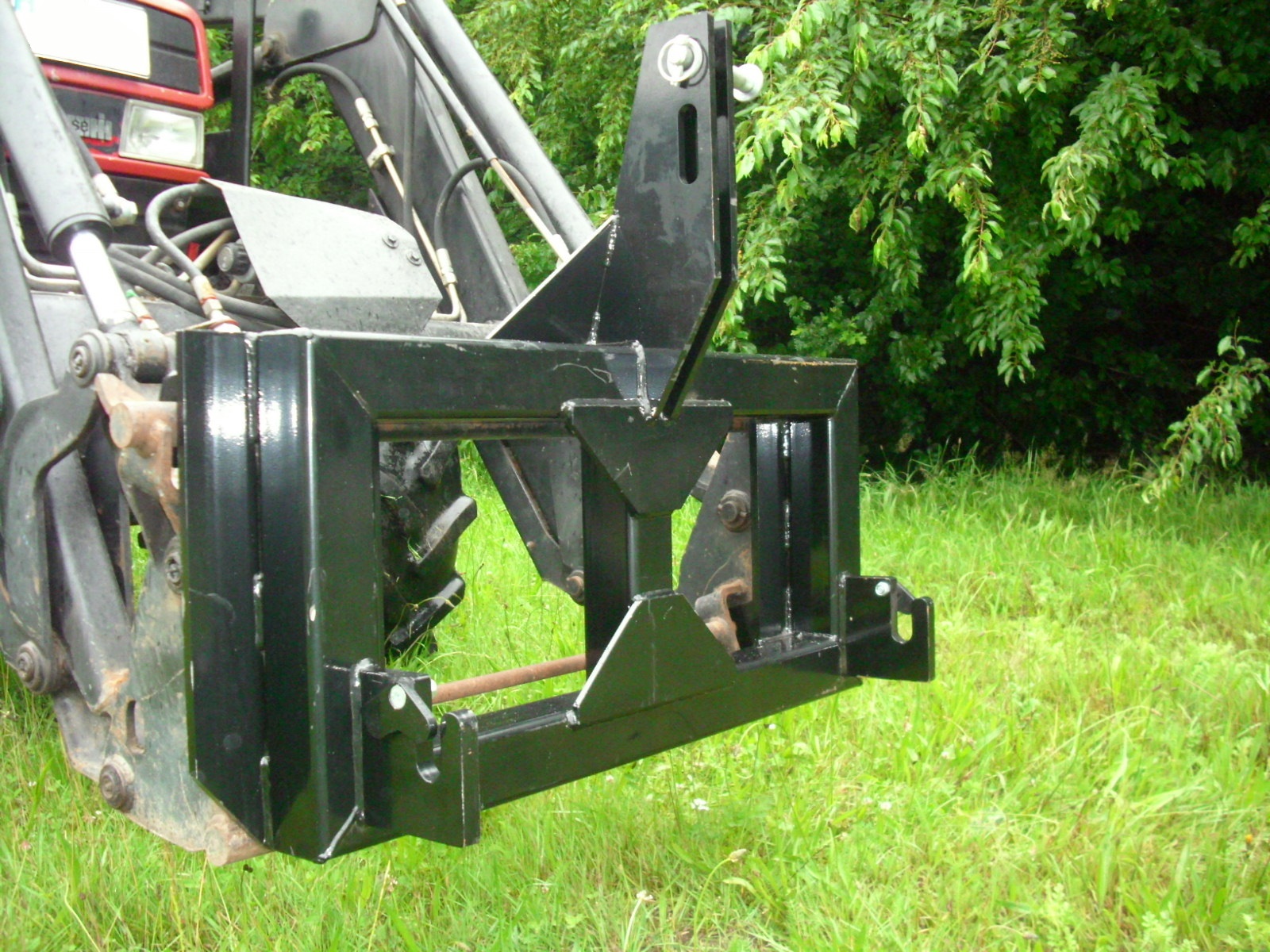 Adapterrahmen Nr. 1 von “Euro” Frontlader auf Dreipunkt BMB